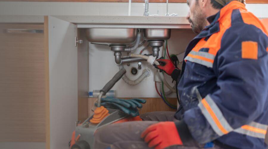 Professional slab leak plumber services in Harrietta, MI
